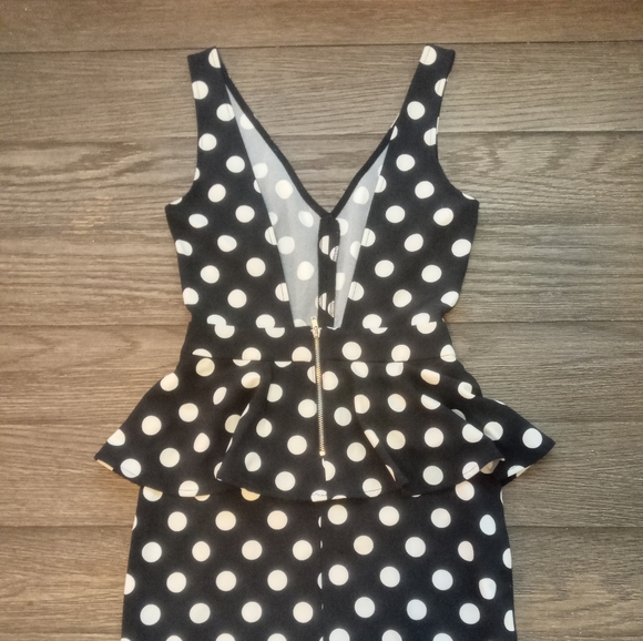 NWT H&M Dress Women's size 4 polka dot - Picture 5 of 8